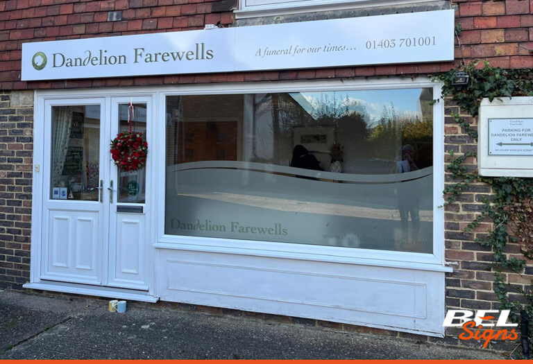 Bel Signs Commercial BoxTray Shop Fascias Horsham